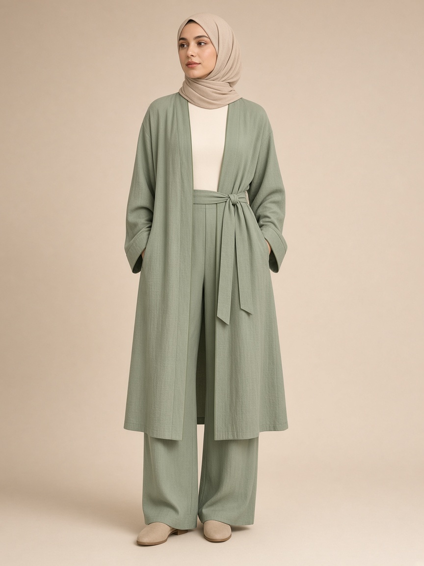 Kimono Tesettür Takım